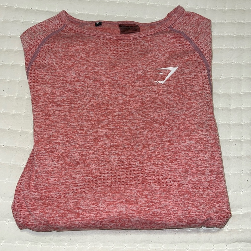 Pink Gymshark Shirt- size M